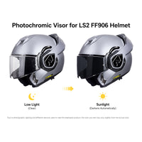 For LS2 Advant Replacement Visor (FF906) - Photochromic Visor – Clear to Dark Transition