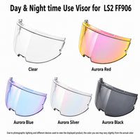 For LS2 Advant Replacement Visor (FF906) – Light Tint Finishes / Clear - Day & Night Use Series