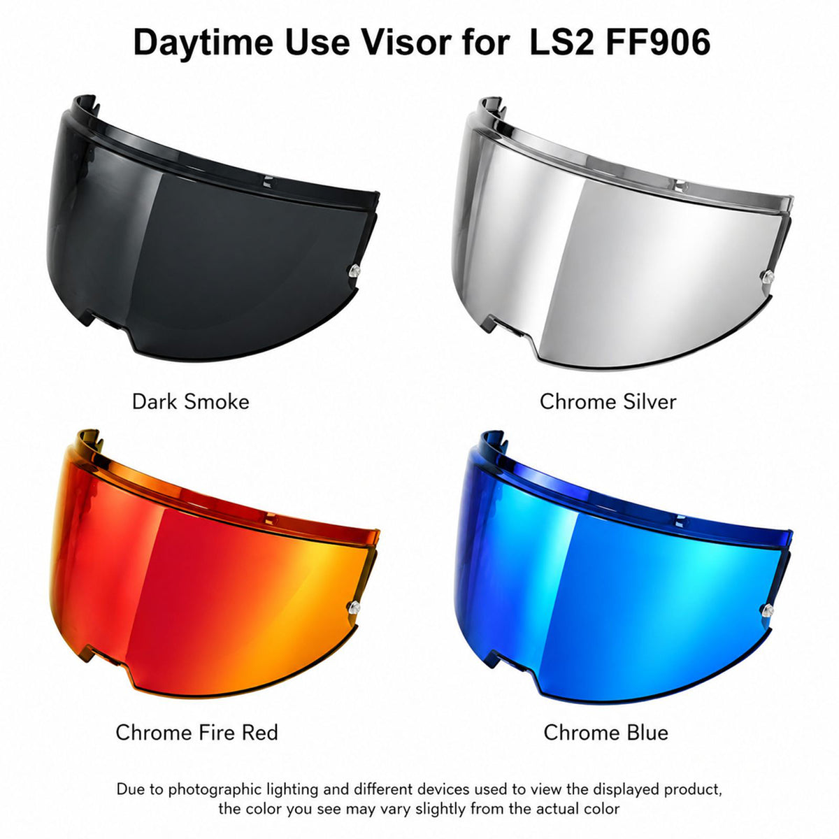 For LS2 Advant Replacement Visor (FF906) – Tinted & Spectra Mirror Finishes - Daytime Use Series