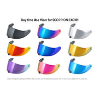 For SCORPION EXO ST1400 / T520 / 391 Replacement Visor – Tinted & Spectra Mirror Finishes - Daytime Use Series