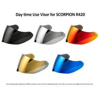 For SCORPION EXO R420 Replacement Visor – Tinted & Spectra Mirror Finishes - Daytime Use Series