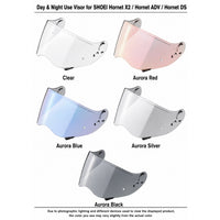 For Shoei Hornet ADV / X2 Replacement Visor (CNS-2) – Light Tint Finishes / Clear - Day & Night Use Series