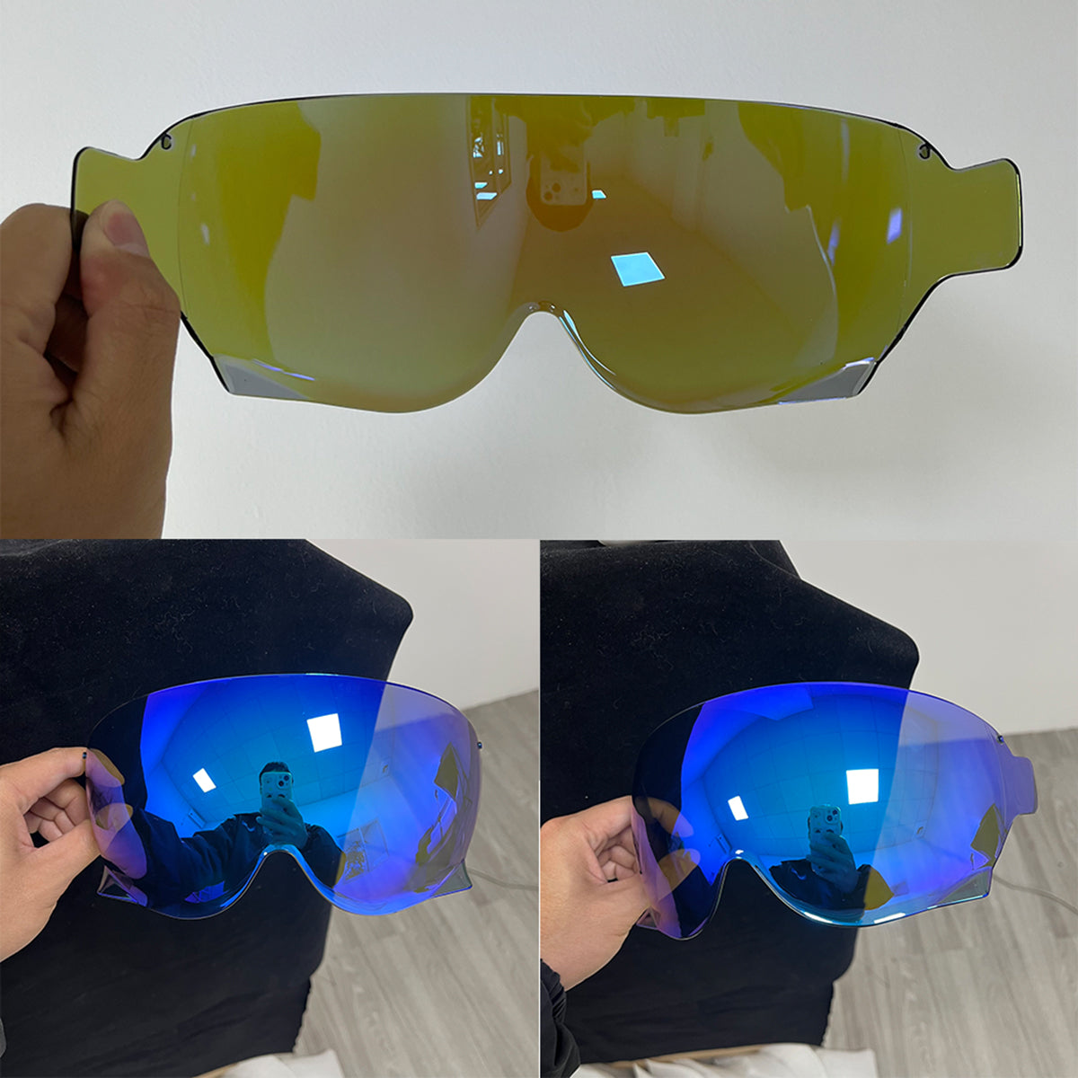 For Shoei JO / Plus / EX-Zero Replacement Visor (CJ-3) – Tinted & Spectra Mirror Finishes - Daytime Use Series
