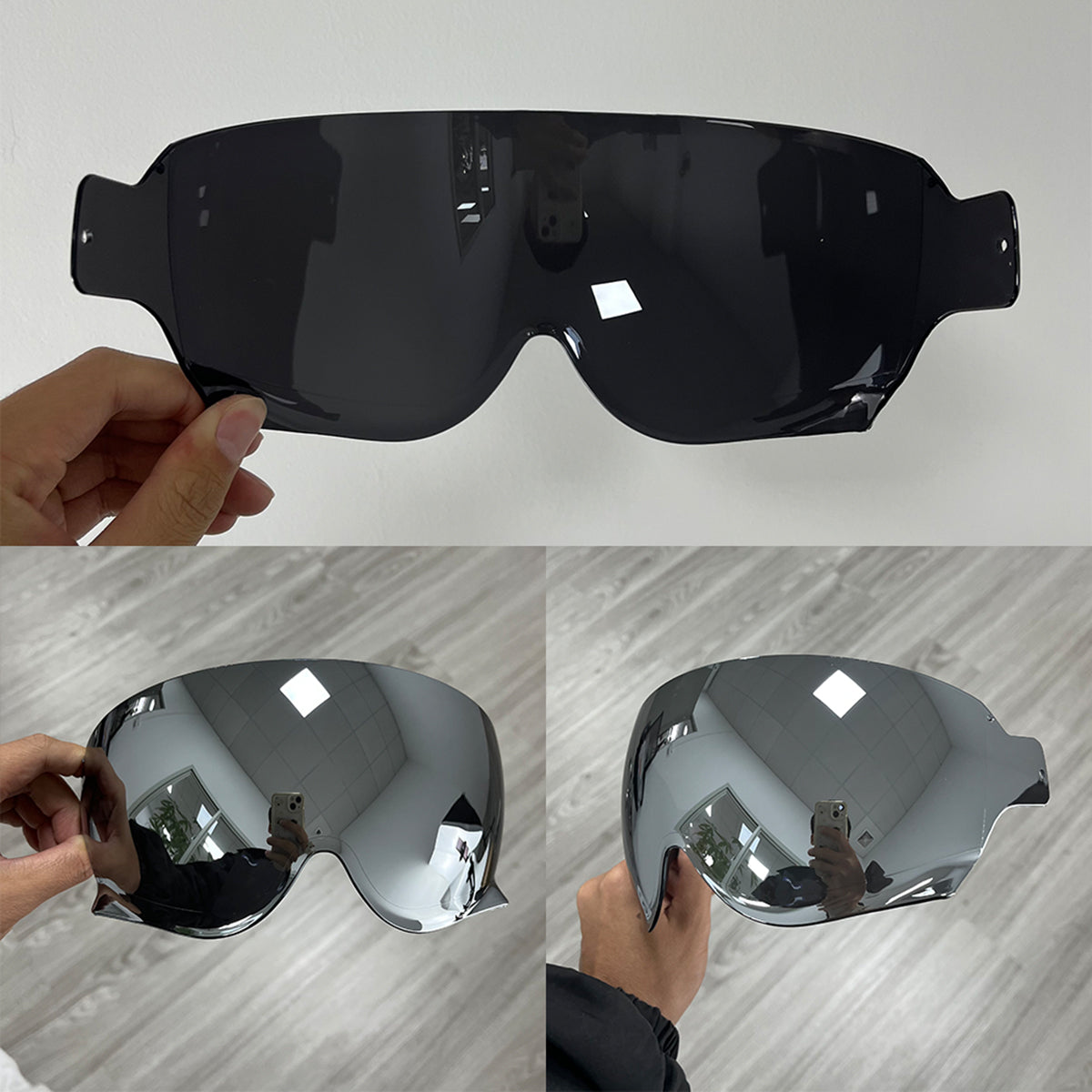 For Shoei JO / Plus / EX-Zero Replacement Visor (CJ-3) – Tinted & Spectra Mirror Finishes - Daytime Use Series