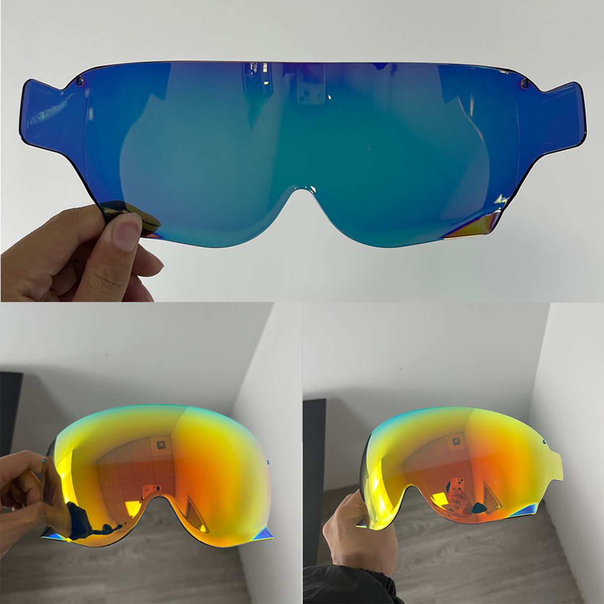 For Shoei JO / Plus / EX-Zero Replacement Visor (CJ-3) – Tinted & Spectra Mirror Finishes - Daytime Use Series