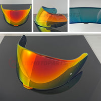 Shoei Neotec 3 helmet visor by MC Motoparts, tinted and Spectra mirror finishes, designed for daytime riding.