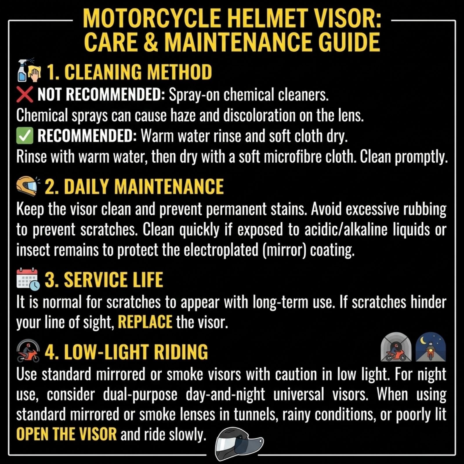 Shoei Neotec 3 helmet visor by MC Motoparts, tinted and Spectra mirror finishes for daytime riding.