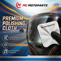 [Helmet Visor Cleaning Cloth] Premium Microfiber Polishing Cloth, Lint-Free (1 Pc)