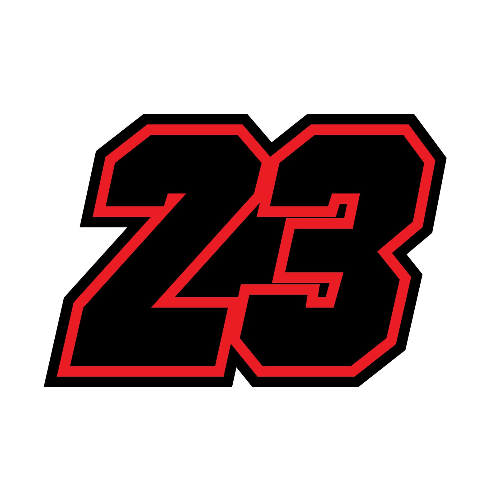Personalize Custom MX Dirt Bike Motorcycle Racing Number Stickers - N31