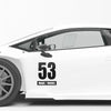 Personalize Custom Race Car Sticker Decals - Racing Number, Make & Model