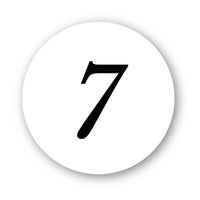 Personalize Custom Race Car Sticker Decals 2pcs - Circle Number Car Sticker - MC Motoparts