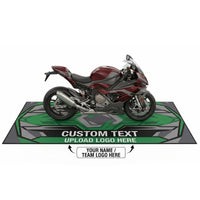 Custom Motorcycle Pit Mat | Personalized Anti-Slip Garage Floor Rug