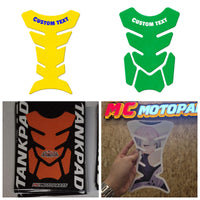 Custom Motorcycle Gas Tank Pad Protector Anti-Slip Fish Bone Shield - Upload Your Photo Image to create your unique TANK PAD