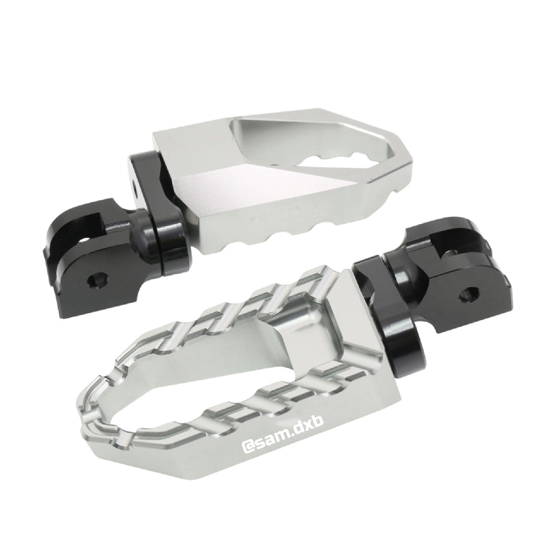 MC Motoparts Custom Engraved Name BUZZ FRONT / REAR Lowering Wide Foot Pegs - Personlization Footpegs