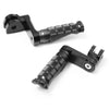 {Front}  Fits Harley Davidson Sportster Heritage R-FIGHT 40mm Adjustable Foot Pegs - MC Motoparts