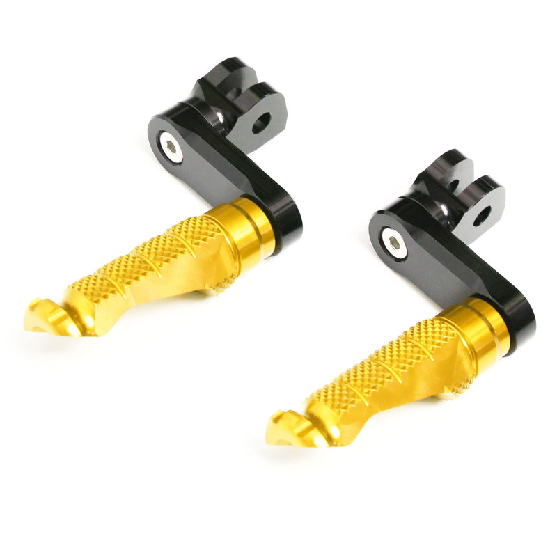 {Front}  Fits Kawasaki ZX-4RR 4R ZX-25R ZX-10R R-FIGHT 40mm Adjustable Foot Pegs