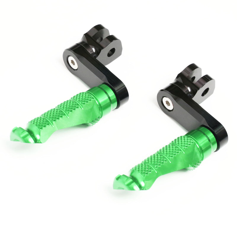 {Front}  Fits Kawasaki ZX-4RR 4R ZX-25R ZX-10R R-FIGHT 40mm Adjustable Foot Pegs