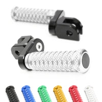 {Delantero} Se adapta a las clavijas de pie de poste ajustables Aprilia Shiver 900 SL750 de 25 mm