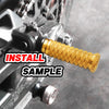 {Front}  Fits Triumph Scrambler 1200 Trident 660 POLE Foot Pegs