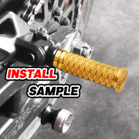 {Front}  Fits Triumph Scrambler 1200 Trident 660 POLE Foot Pegs