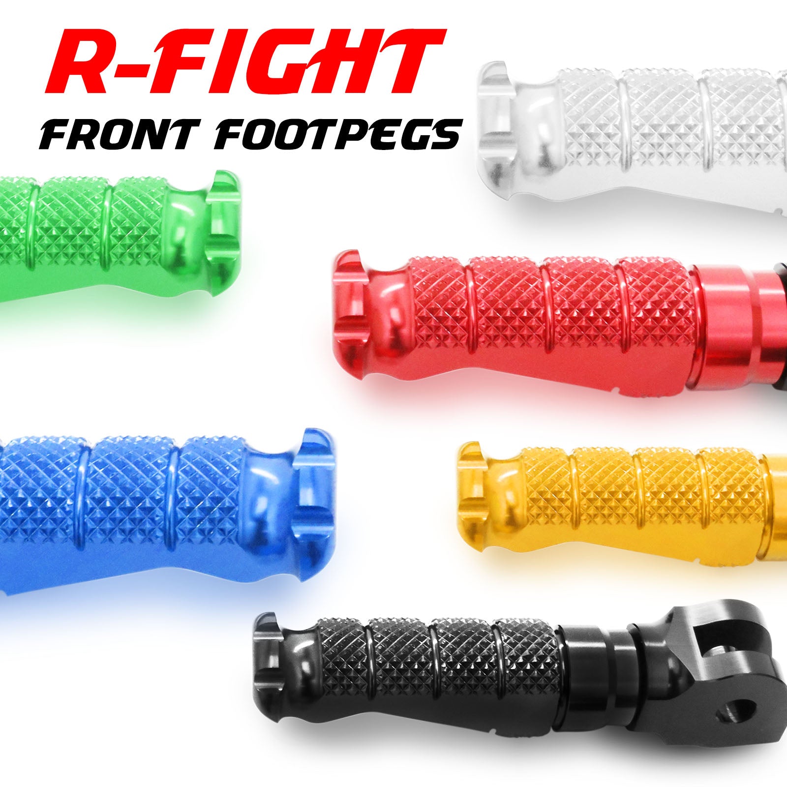 {Front} Fits Greenger G3S G3 2023-2024 R-FIGHT Foot Pegs - MC Motoparts