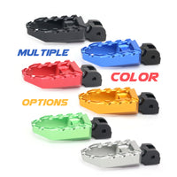 MC Motoparts Custom Engraved Name BUZZ FRONT / REAR Wide Foot Pegs - Personlization Footpegs