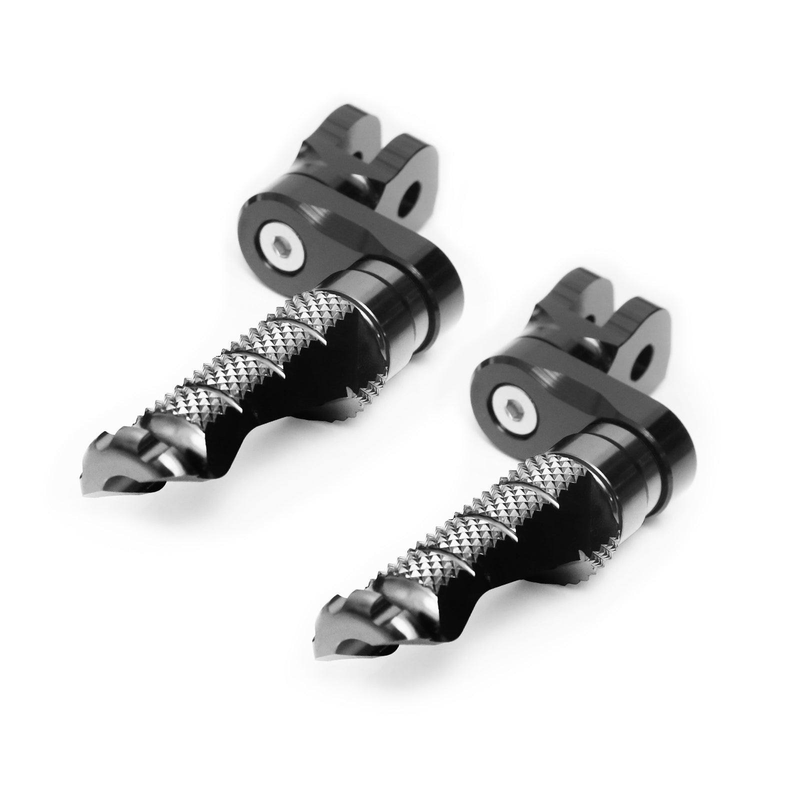 {Avant} Compatible avec Aprilia Shiver 900 SL750 Tuono V4R Repose-pieds réglables de 25 mm.