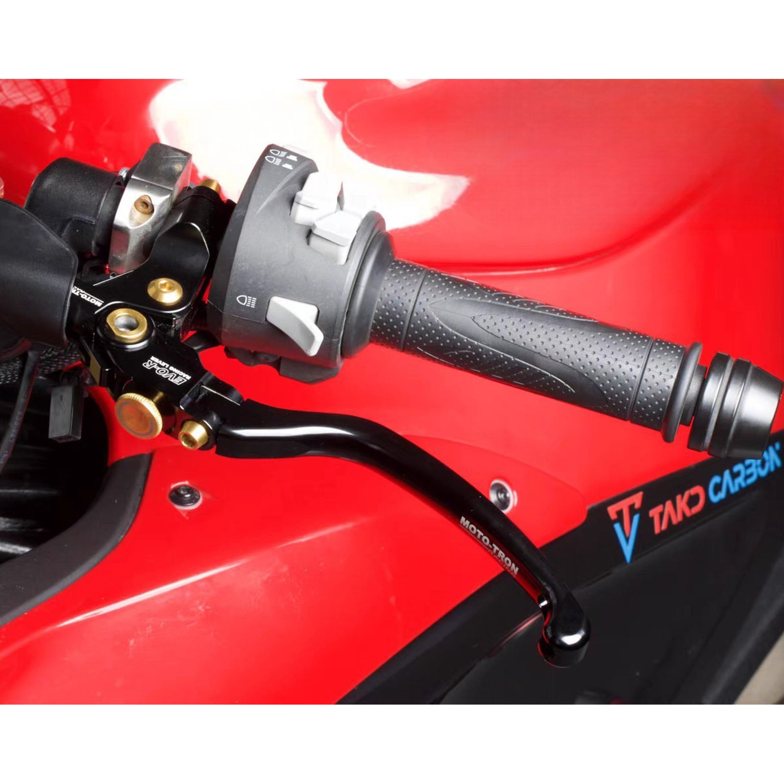 Moto-Tron Racing Folding Clutch Lever for Moto Guzzi V7 V9 V85 Breva 750