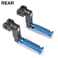 Fits Honda VFR800F NC750 50mm Extension Rear R-FIGHT Gold Foot Pegs