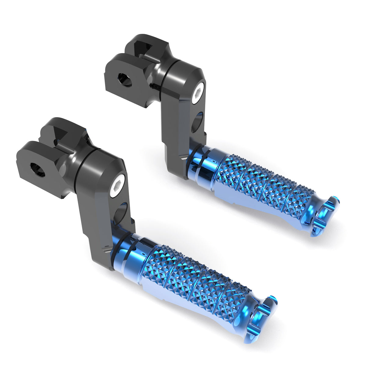 Fit Buell 1125R S1 S3 X1 XV12R RFIGHT 50mm Multi-step Front Red Foot Pegs - MC Motoparts