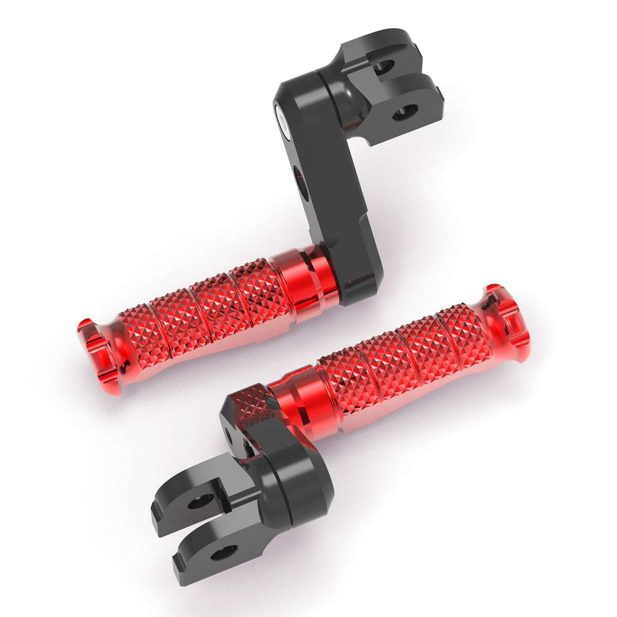 Fit MV Agusta Brutale 1078RR 750 910 RFIGHT 50mm Multi-step Front Red Foot Pegs - MC Motoparts