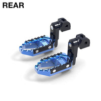 {Rear}  Fits Triumph Scrambler Bonneville EFI T100 50mm Extension TRC Touring Wide Foot Pegs - MC Motoparts