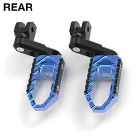 {Rear}  Fits Kawasaki Ninja ZX-4RR-ZX-25R Z7 50mm Adjustable Rear TRC Touring Wide Foot Pegs - MC Motoparts