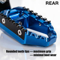 Fits Triumph America Daytona 675 50mm extension Rear TRC Touring Wide Foot Pegs