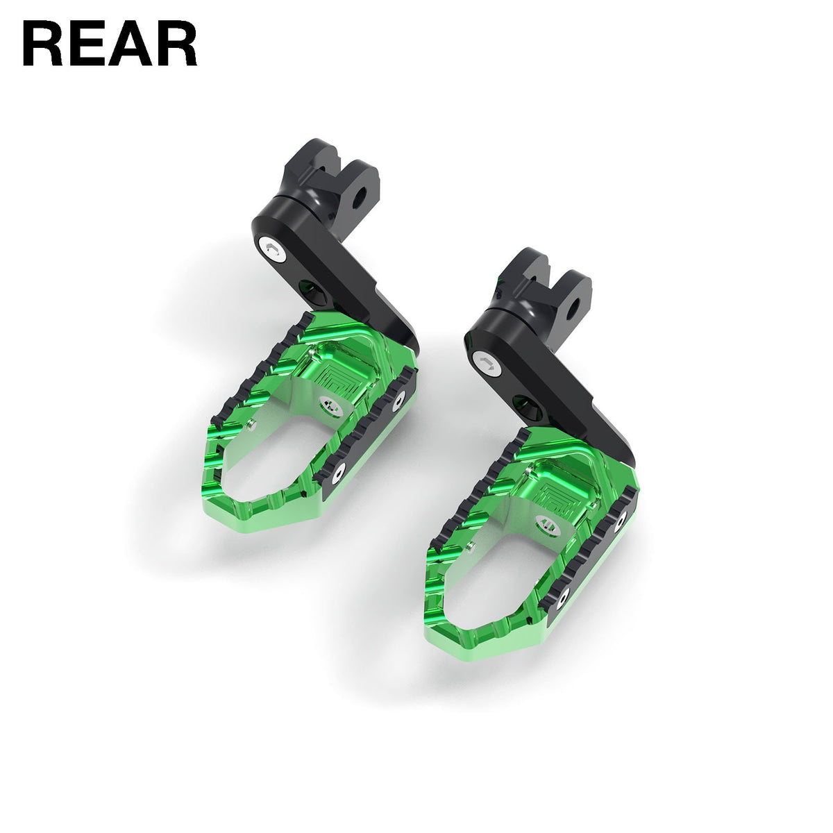 {Rear}  Fits Yamaha MT-125 XMAX 125 300 50mm Adjustable TRC Touring Wide Foot Pegs - MC Motoparts
