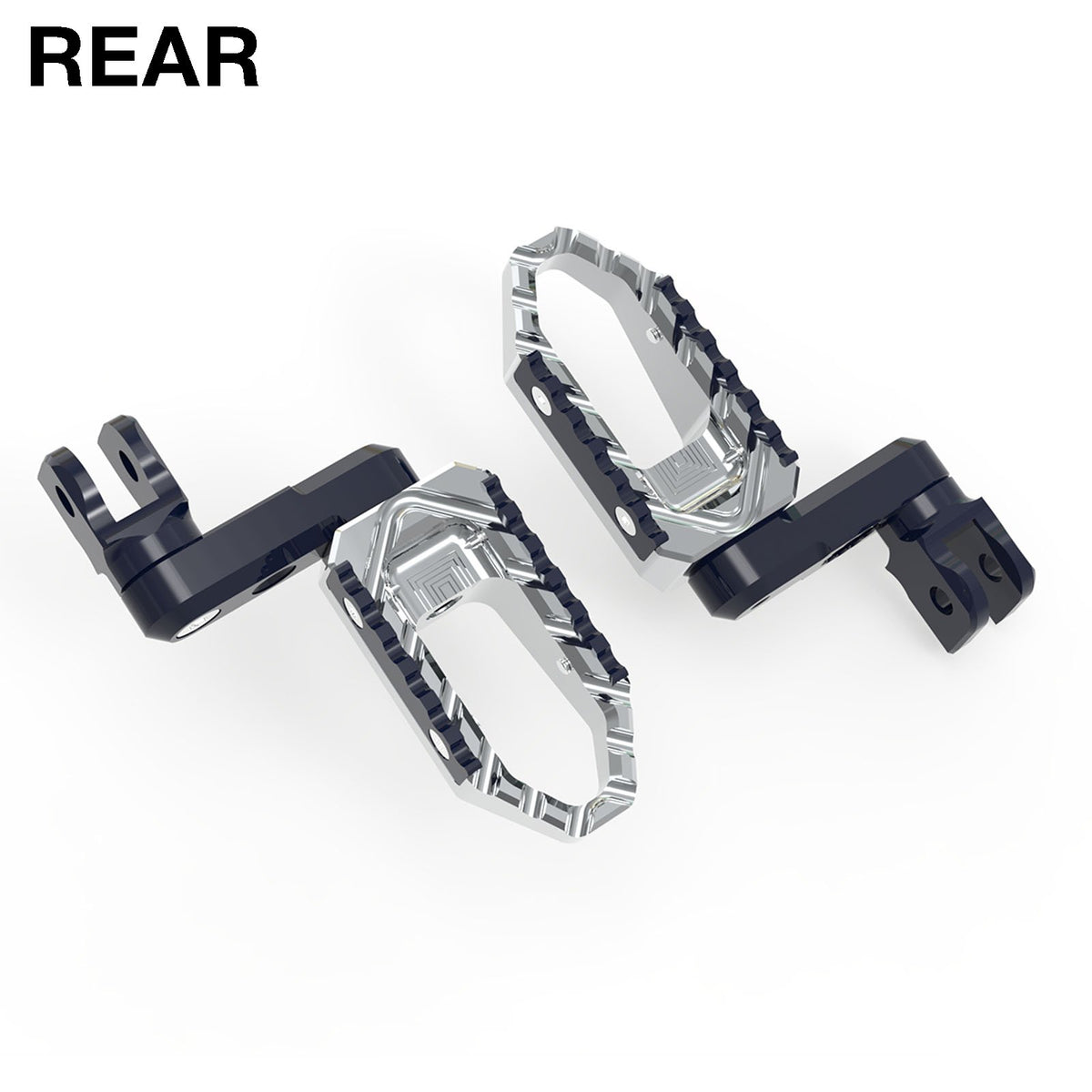 {Passenger}  Fits Kawasaki Z750 Z1000 50mm Adjustable TRC Touring Wide Foot Pegs