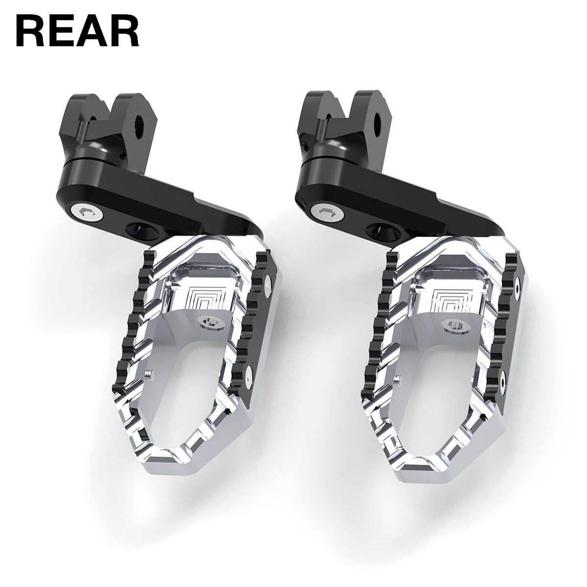 {Passenger}  Fits Kawasaki Ninja ZX-4RR-ZX-25R Z7 50mm Adjustable Passenger TRC Touring Wide Foot Pegs