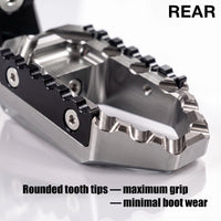 {Passenger}  Fits Ducati 899 Panigale 50mm Adjustable Passenger TRC Touring Wide Foot Pegs