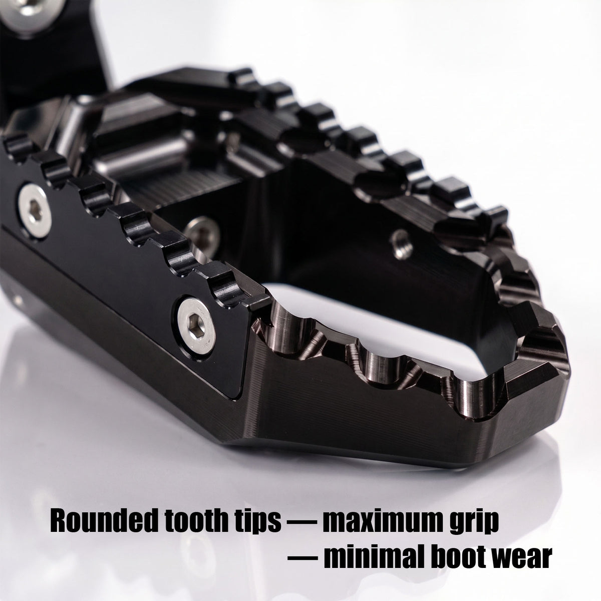 {Rider}  For Kawasaki Vulcan 650 S Cafe EN650 TRC Touring 50mm Adjustable Foot Pegs
