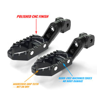 MC Motoparts adjustable 40mm extension foot pegs for Razor MX dirt bikes MX 350, 400, 500, 650 TRC touring electric dirt bike