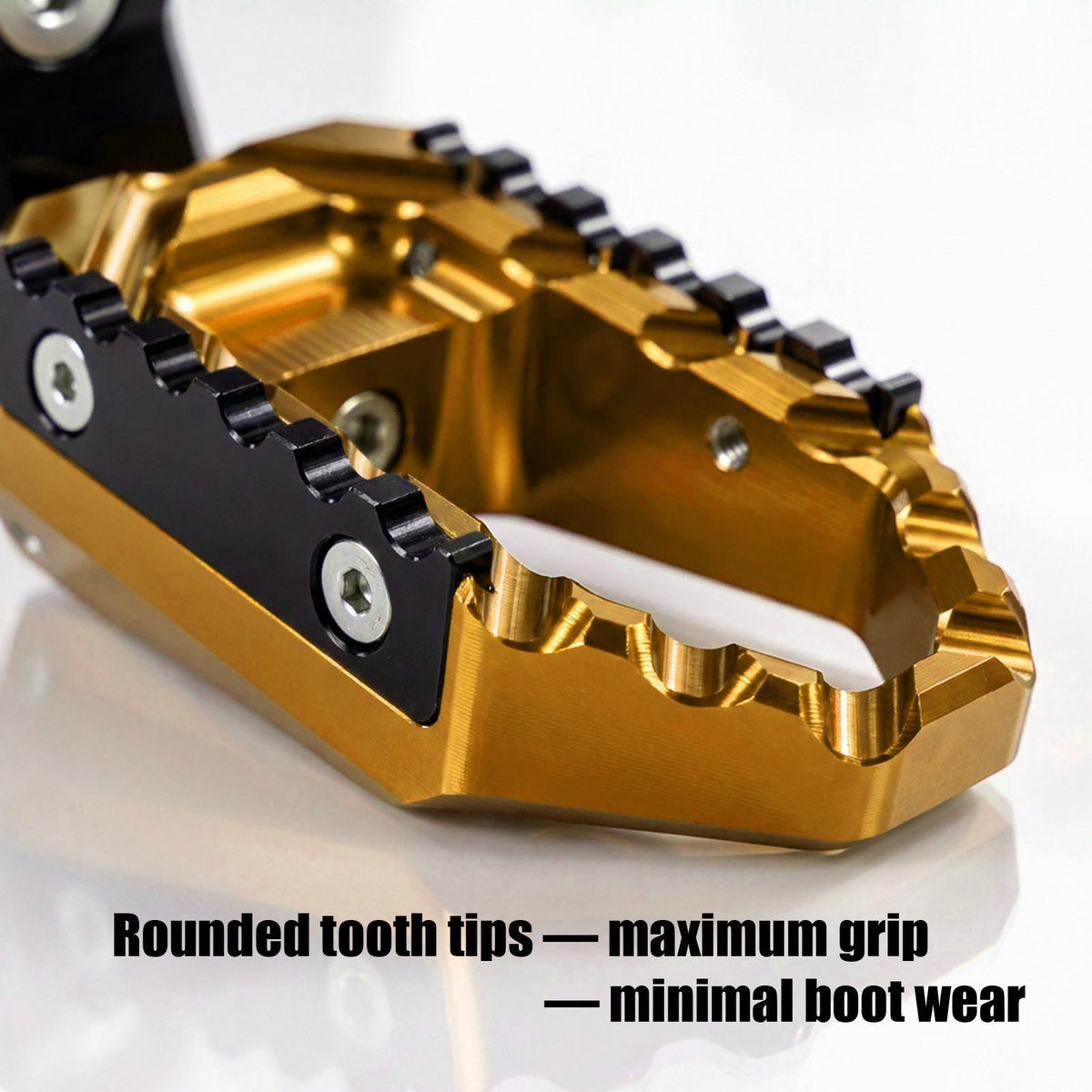 Fits Suzuki GSX-R 750 GSX-R 1000 600 Front Touring 40mm Extension Wide Foot Pegs - MC Motoparts