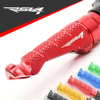 {Front}  Fits Aprilia RSV4 1100 E5+ 2025 Engraved Logo R-FIGHT Foot Pegs