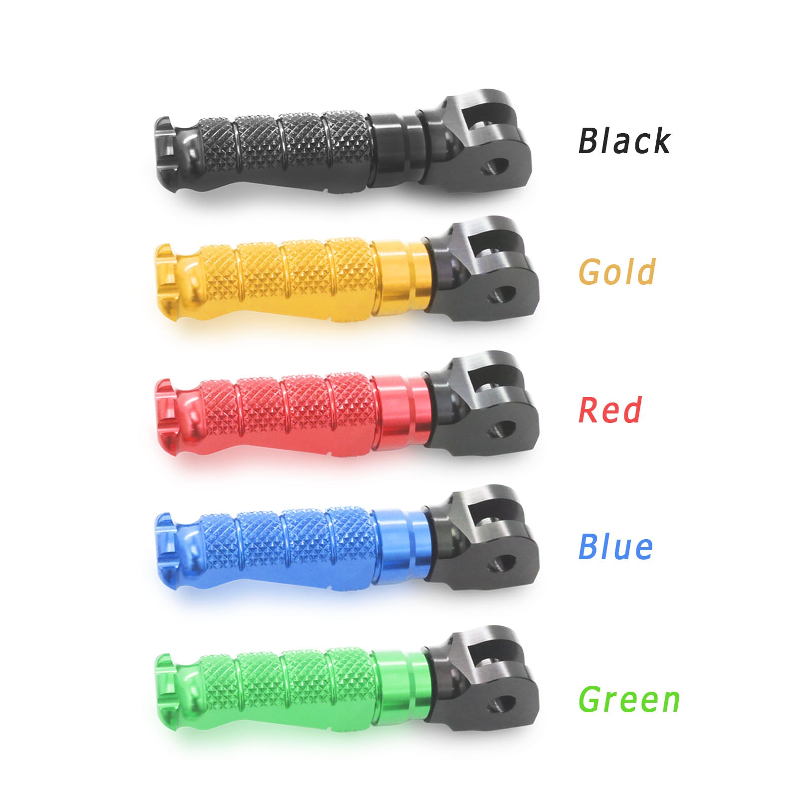 {Rear} Fits Ducati Monster Engraved Logo R-FIGHT Foot Pegs - MC Motoparts