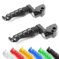 {Rear}  Fits Moto Guzzi V9 V7 V100 25mm Adjustable Rear R-FIGHT Foot Pegs