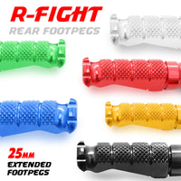 {Rear}  Fits Honda CBR1000RR-R CB125R Rebel 500 25mm Adjustable R-FIGHT Foot Pegs