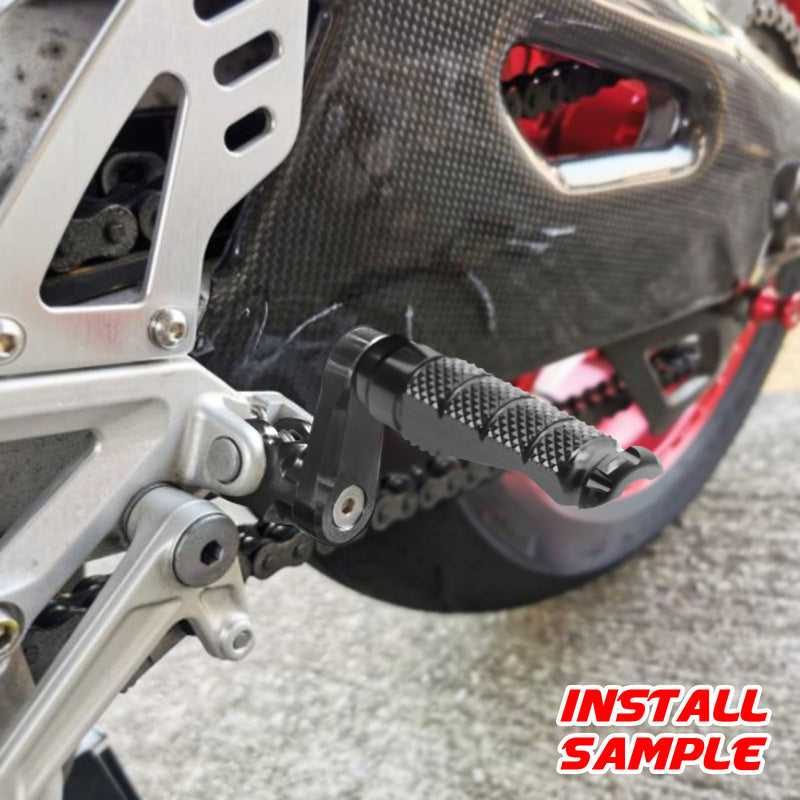 {Rear}  Fits Yamaha MT-125 XMAX 125 300 40mm Extension R-FIGHT Foot Pegs