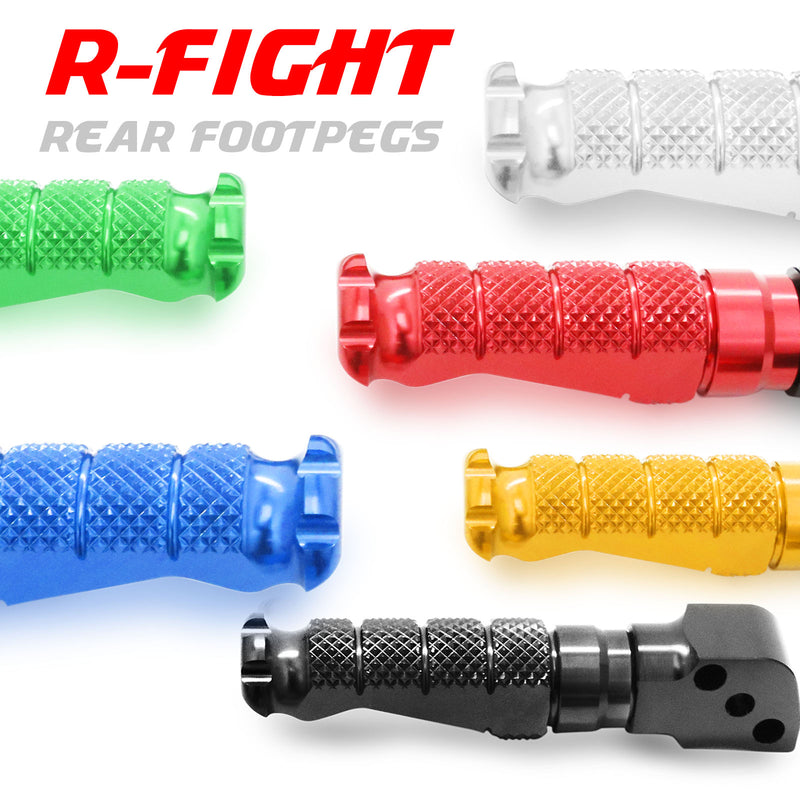 {Rear}  Fits Kawasaki ZH2 ZX-10R Z E-1 Ninja 7 R-FIGHT Foot Pegs