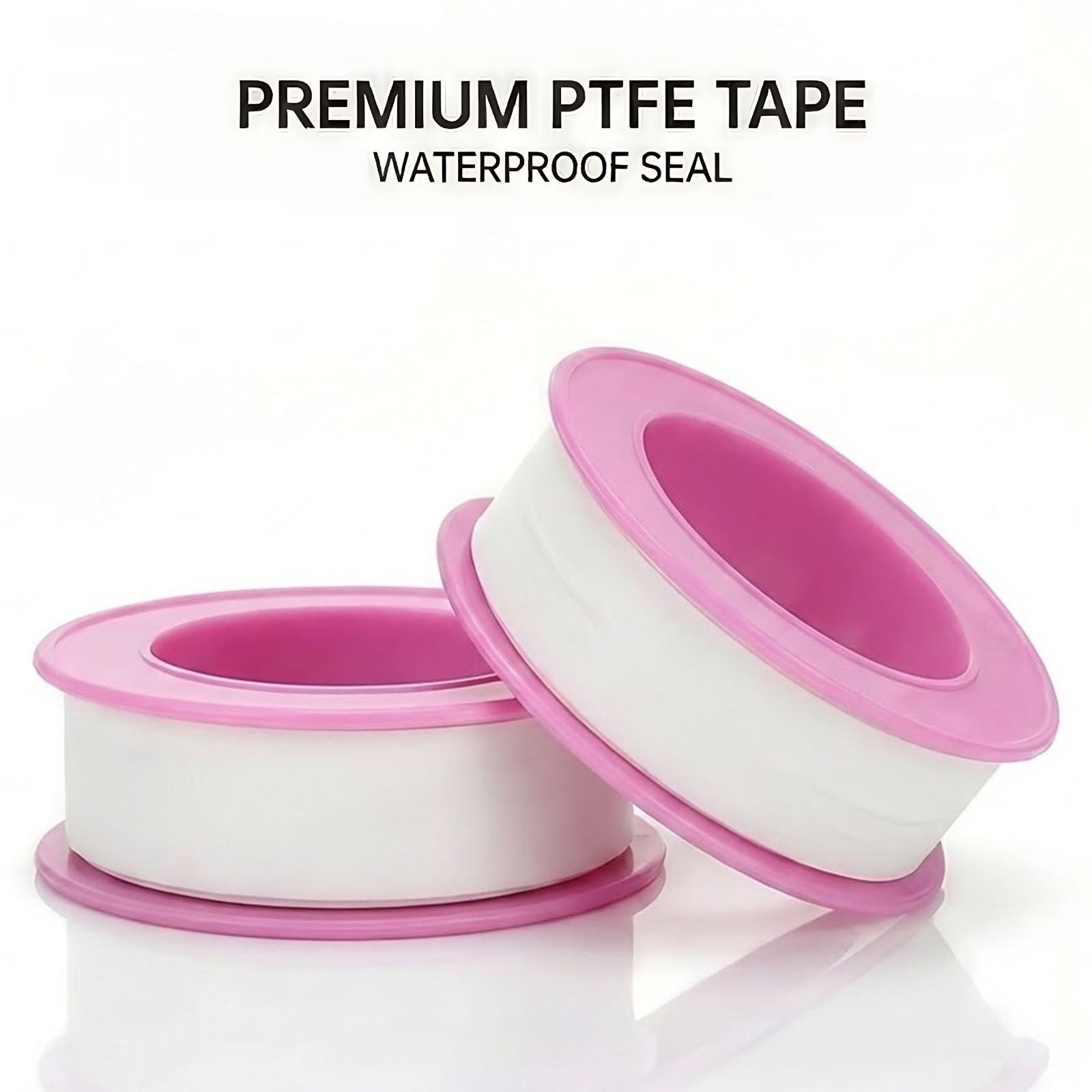 Premium PTFE Thread Seal Tape – Waterproof Plumber's Tape for Pipe Fittings & Leak Repair - 2 Rolls (1/2 Inch x 158 Inches) - MC Motoparts