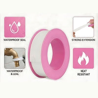 Premium PTFE Thread Seal Tape – Waterproof Plumber's Tape for Pipe Fittings & Leak Repair - 2 Rolls (1/2 Inch x 158 Inches) - MC Motoparts