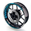 Fit Aprilia Dorsoduro 750 Logo Moto GP Stripe 17 inch Wheel Rim Sticker - MC Motoparts